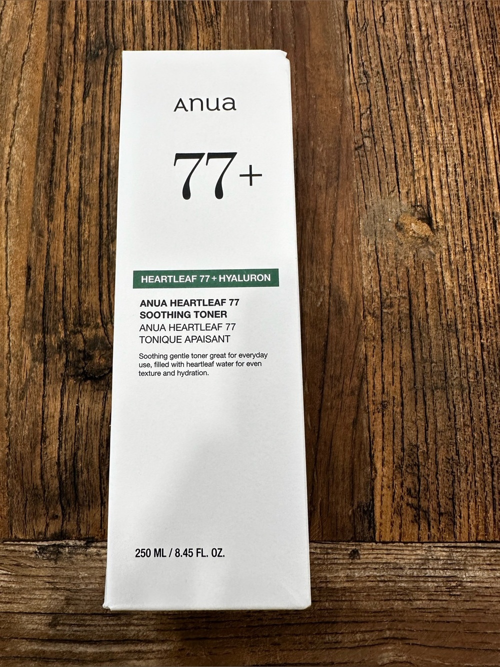Anua 77+ Heartleaf Soothing Toner - White with Green Accent